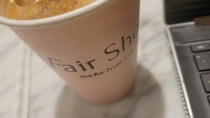 Fair Shot Café iced coffee