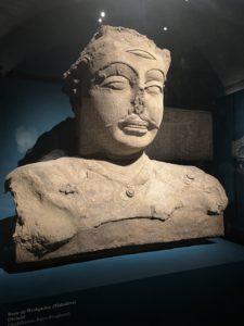Sculpture in the Mesopotamia exhibition.